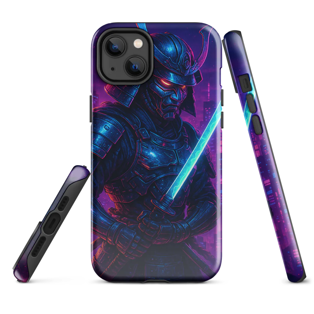 Samurai Neon Armor Case for iPhone