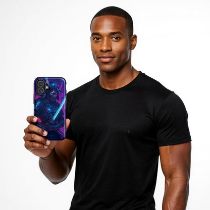 Samurai Neon Armor Case for iPhone