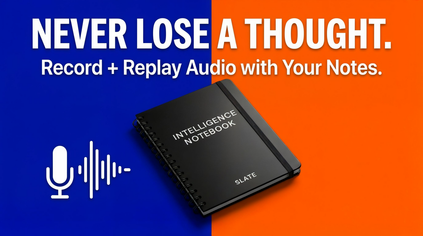 Slate Intelligence Notebook