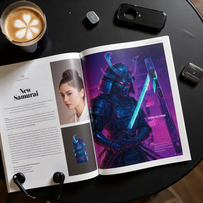 Samurai Neon Armor Case for iPhone