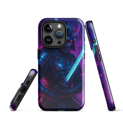 Samurai Neon Armor Case for iPhone