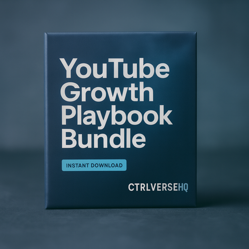 📘 YouTube Growth Playbook Bundle – Script Writing Guide + SEO Algorithm PDF Toolkit for Creators