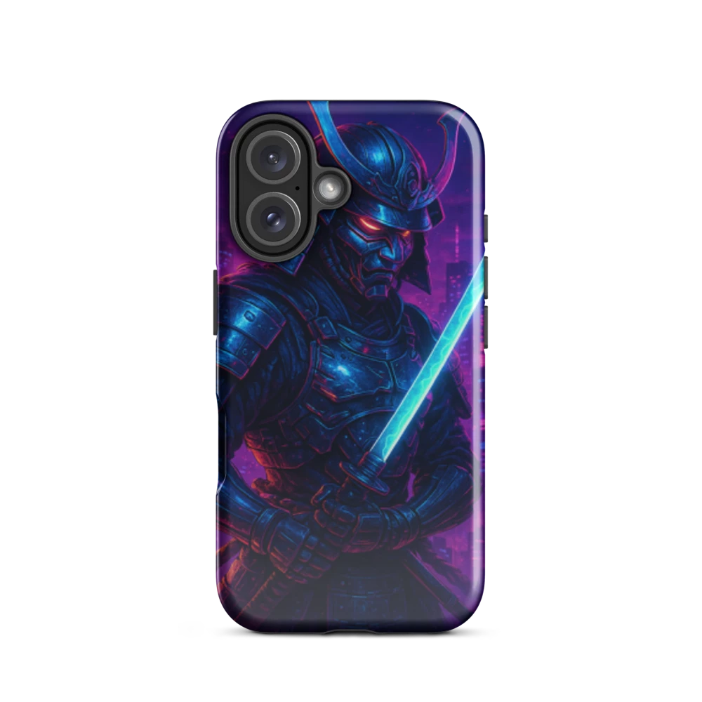 Samurai Neon Armor Case for iPhone