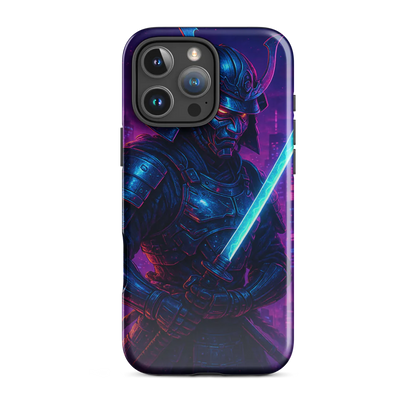 Samurai Neon Armor Case for iPhone