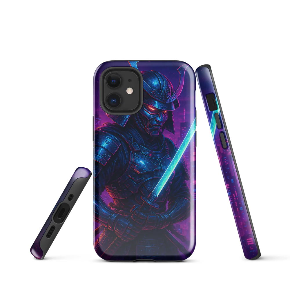 Samurai Neon Armor Case for iPhone